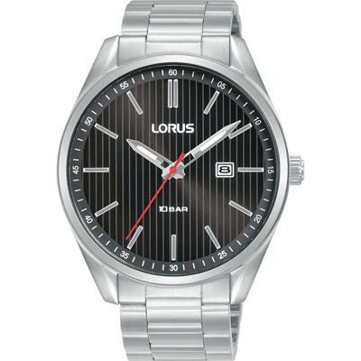 Afbeelding van Lorus RH913QX9 Horloge staal zilverkleurig zwart 42 mm