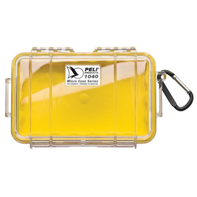 Afbeelding van Peli™ Case 1040 Microcase geel transparant