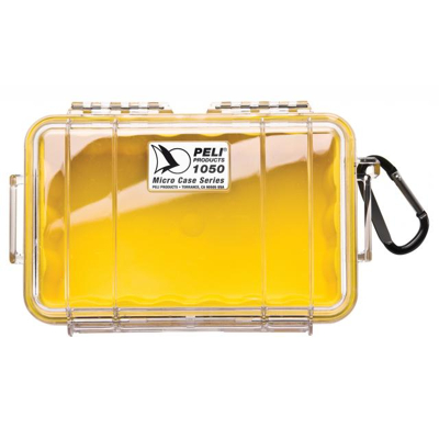 Afbeelding van Peli™ Case 1050 Microcase geel transparant