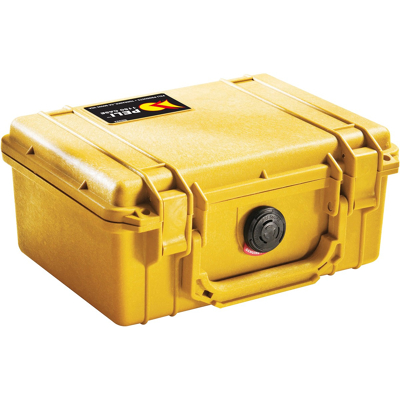 Afbeelding van Peli™ Case 1120 Koffer Klein geel met schuim