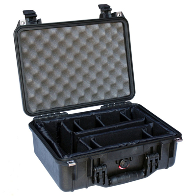Afbeelding van Peli™ Case 1454 Koffer Medium zwart met vakverdelers