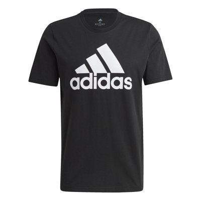 Abbildung von adidas Big Logo Single T Shirt Herren Schwarz, Weiß, Größe M