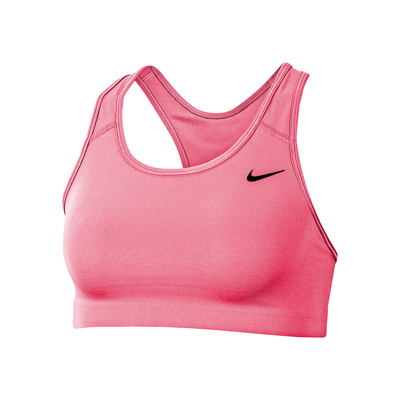 Abbildung von Nike Swoosh Medium Support Non Padded Sport BH Damen Pink, Schwarz, Größe XS