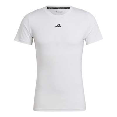 Abbildung von adidas Tech Fit T Shirt Herren Weiß, Größe S