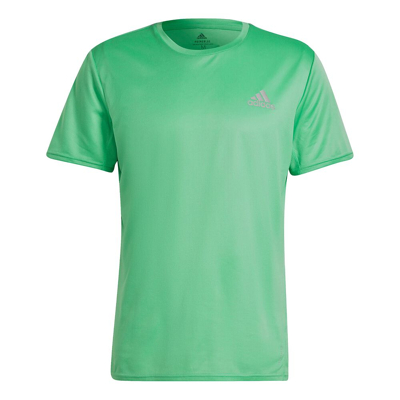 Abbildung von adidas Primeblue T Shirt Herren Grün, Silber, Größe S