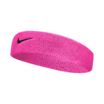 Abbildung von Nike Swoosh Stirnband Neonpink, Schwarz