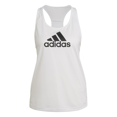 Abbildung von adidas Big Logo Tank Top Damen Weiß, Schwarz, Größe M