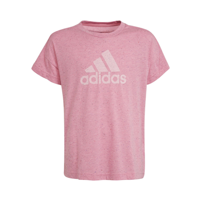 Abbildung von adidas Badge Of Sport T Shirt Mädchen Pink, Größe 164