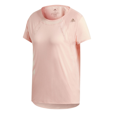 Abbildung von adidas Heat Ready T Shirt Damen Rosa, Weiß, Größe L