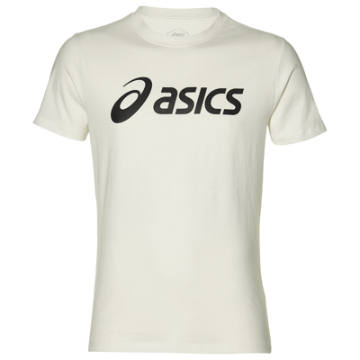 Abbildung von ASICS Big Logo T Shirt Herren Weiß, Schwarz, Größe XXL