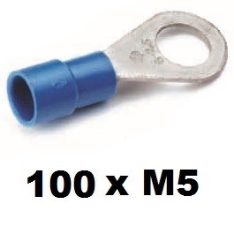 Afbeelding van CIMCO Ringkabelschoen 1,5 2,5mm² M5, blauw (100st.)
