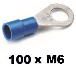Afbeelding van CIMCO Ringkabelschoen 1,5 2,5mm² M6, blauw (100st.)