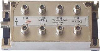 Afbeelding van Astro Verdeelelement 8 voudig HFT8 voor F connector
