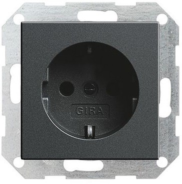 Afbeelding van Gira Systeem 55 wandcontactdoos randaarde 16A 250V