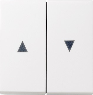 Afbeelding van Gira bedieningswip met pijlsymbolen zuiver wit glanzend