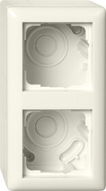 Afbeelding van Gira Standaard 55 opbouwbehuizing 2 voudig creme wit