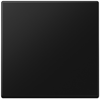 Afbeelding van Jung ls range bedieningselement 1 toets afdekking voor dimmer en jaloezieschakelaar gelakt duroplast mat zwart ls1700swm