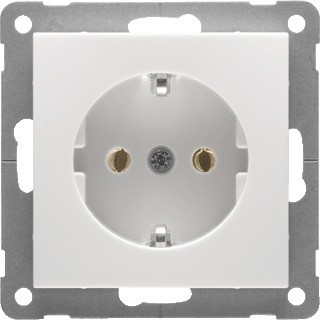 Afbeelding van Peha Badora inbouw stopcontact met randaarde 11651102