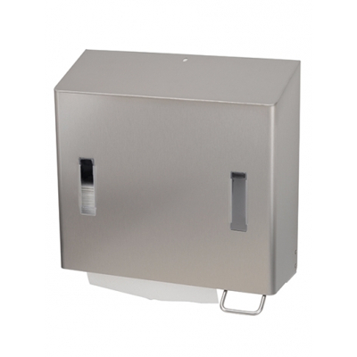 Afbeelding van SanTRAL combinatiedispenser zeep &amp; handdoekdispenser RVS