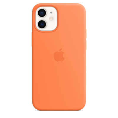 Afbeelding van Apple MagSafe Siliconen Back Cover iPhone 12 Mini Oranje