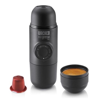 Afbeelding van Wacaco Minipresso Portable Nespresso Capsules Machine zwart MINI NS