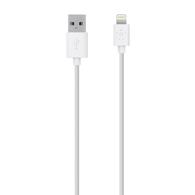 Abbildung von Belkin MIXIT Lightning Ladekabel 1.2m weiß USB Kabel F8J023BT04 WHT