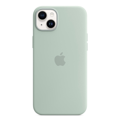 Image de Apple Magsafe Silicone Back Cover Vert Clair iPhone 14 Plus