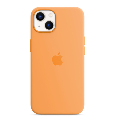 Afbeelding van Apple Silicone Case + MS iPhone 13 mini Marigold
