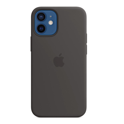 Afbeelding van Apple origineel Silicone MagSafe Case iPhone 12 Mini Black MHKX3ZM/A