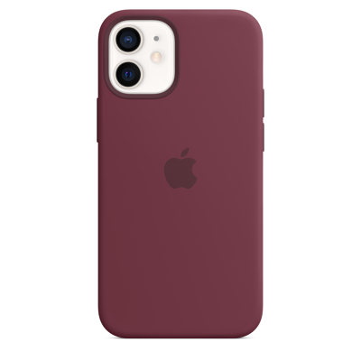 Afbeelding van Apple origineel Silicone MagSafe Case iPhone 12 Mini Plum MHKQ3ZM/A
