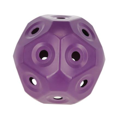 Abbildung von Spielball für Heu lila, 4 cm Öffnungen, Kerbl