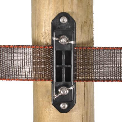 Image de Isolateur clôture ruban de coin Turboline avec écrou papillon (30 pcs)