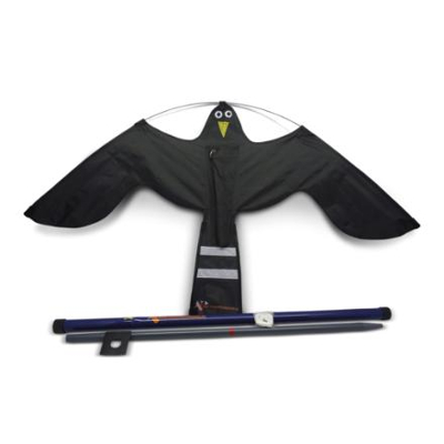 Afbeelding van Hawk Kite Vogelverjagende vlieger zwart, 7 m, Ketrop Geschikt voor Veehouderij
