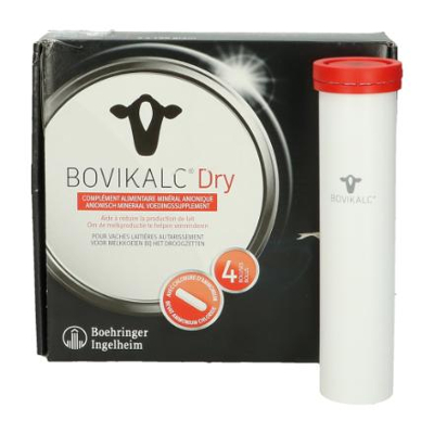 Afbeelding van Bovikalc Dry mineralenbolus 196 gram, p/4, Geschikt voor Rundvee Koeien