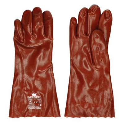 Afbeelding van Werkhandschoen PVC rood, 10/XL, MS Schippers Geschikt voor Veehouderij
