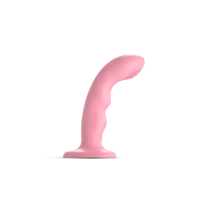 Afbeelding van Strap on me Tapping Dildo Wave Coral Pink