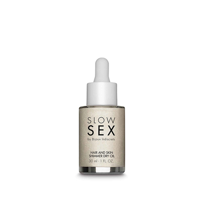 Afbeelding van Bijoux Indiscrets Slow Sex Hair &amp; Skin Shimmer Dry Oil
