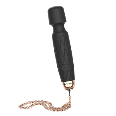 Afbeelding van Bodywand Luxe Mini USB Wand Vibrator Zwart