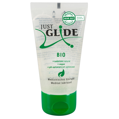 Afbeelding van Just Glide Bio Waterbasis Glijmiddel 200 ml