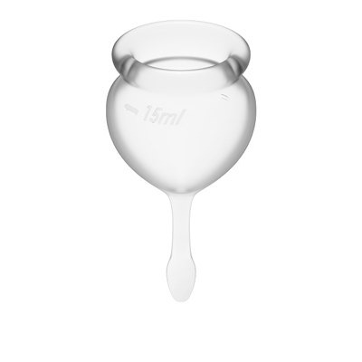 Afbeelding van Satisfyer Feel Good Menstruatie Cup Transparant