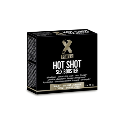 Image de Pack de 3 Shots Aphrodisiaques Hot Shot Sex Booster