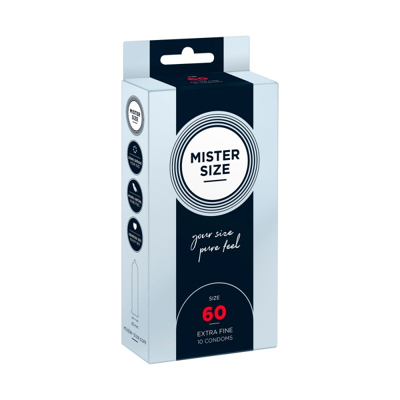 Immagine di Preservativi Pure Feel 60 mm Mister Size Confezione da 10
