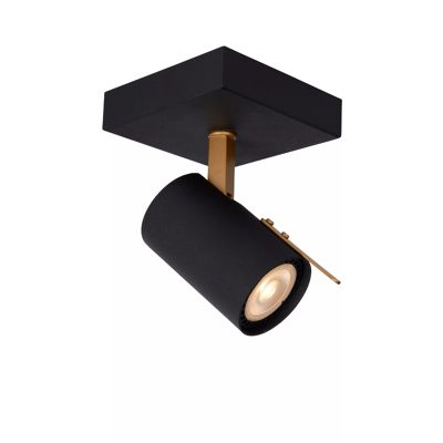 Afbeelding van Lucide GRONY Plafondspot LED Dim to warm GU10 1x5W Zwart