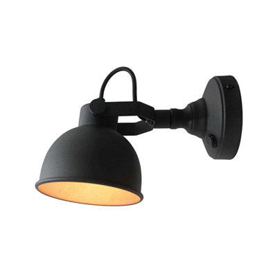 Afbeelding van Label51 Bow wandlamp 14 cm zwart Metaal