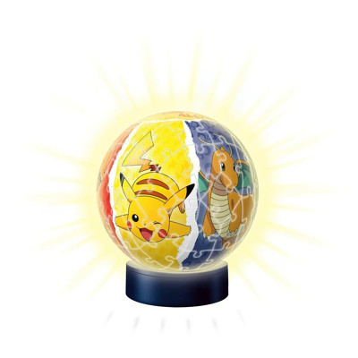 Billede af Pokémon 3D Puslespil Nattelampe 72 Dele Legetøj og Gadgets