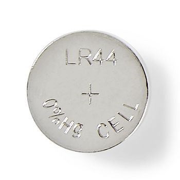 Billede af Alkaline batteri LR44 1.50 V LR154 / Antal batterier: 10 stk. Blister Card LR1154 Sølv