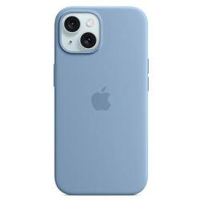 Billede af Apple MagSafe Silikone Back Cover Lyseblå iPhone 15 Plus