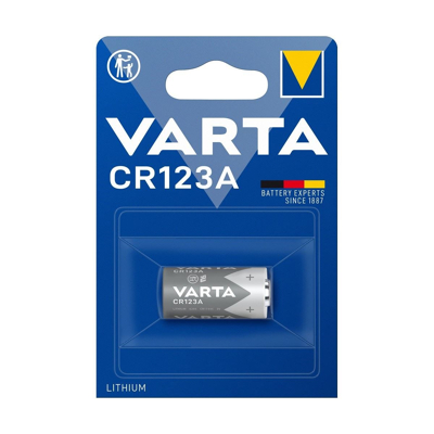 Billede af Varta CR123A Lithium batteri 3,0V, 1600mAh