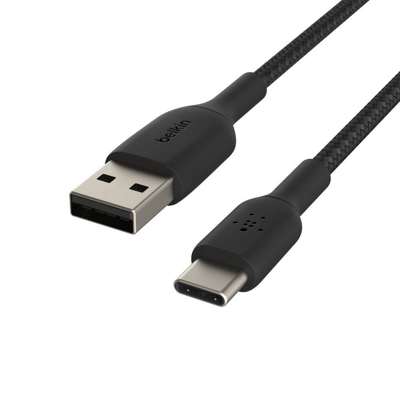 Billede af Belkin Boost Charge USB C Braided Cable 2 Meter Sort