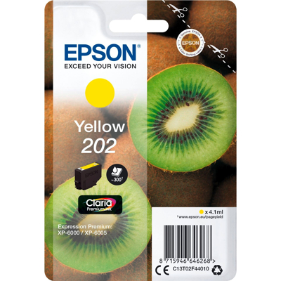 Billede af Epson T202 Yellow Original Blækpatron Standard